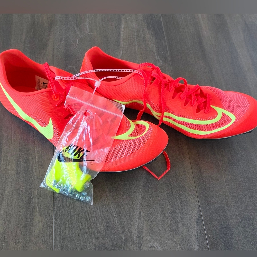 Nike Zoom Ja Fly 4 Spikes-Bright Crimson Barely Volt (M 9.5/W 11)
